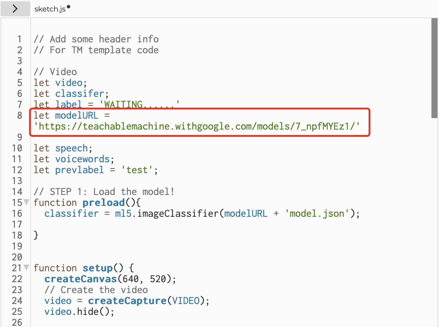 The Interface of Pose Model